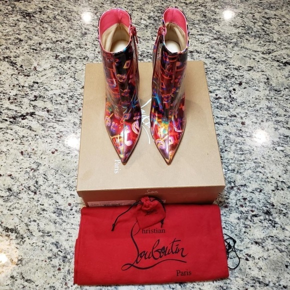 New Christian Louboutin So Kate 100mm Booty size 38 - Picture 2 of 15